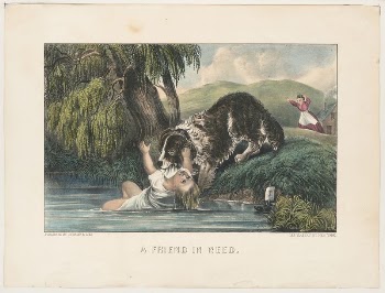 A friend in need between 1856 | Free Photo - rawpixel