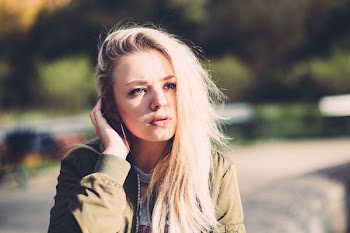 A girl spring portrait