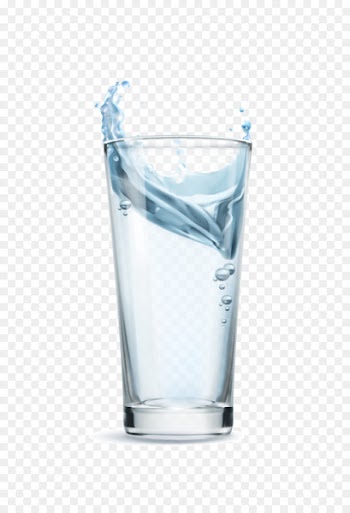 A glass of water Vector material 