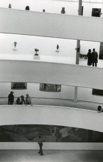A Grayscale Photo of People Inside the Museum · Free Stock Photo