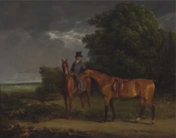 A Groom Mounted on a Chestnut | Free Photo - rawpixel