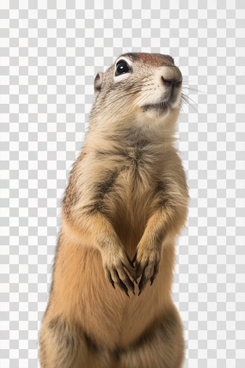 A ground squirrel - PNG transparent background