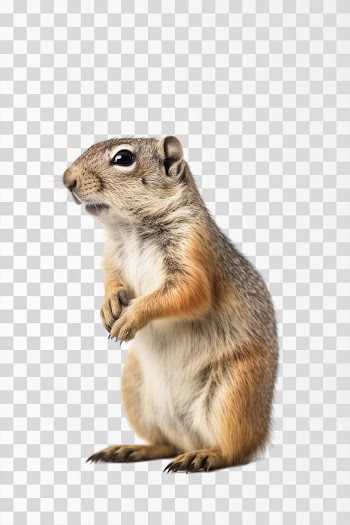A ground squirrel - PNG transparent background