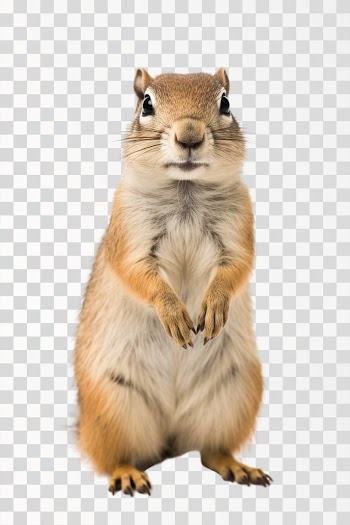 A ground squirrel - PNG transparent background