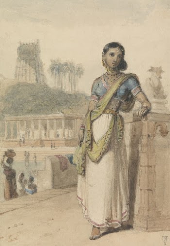 A High Caste Woman Standing | Free Photo - rawpixel