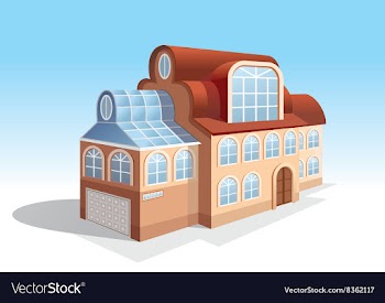 A House vector image