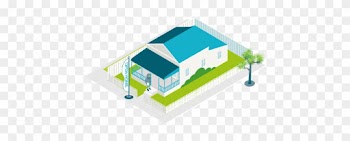 A House With An Open Home Flag Outside - Soccer-specific Stadium