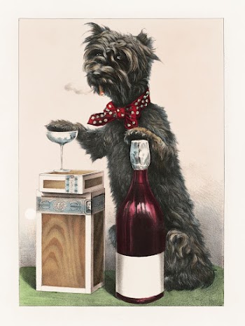 A jolly dog (1878) by Currier | Free Photo Illustration - rawpixel
