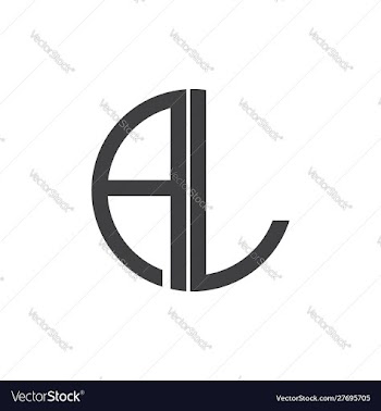 A-l-letter-logo-design vector image