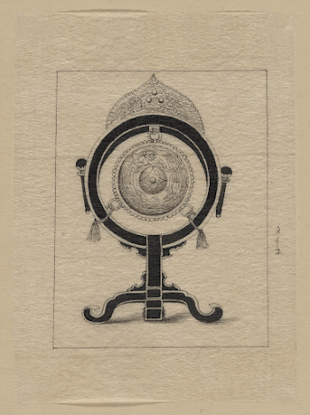 [A large tsuri-daiko]. Original from the Library | Free Photo - rawpixel