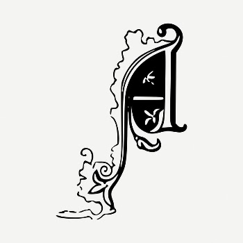 A letter drawing, vintage illustration | Free PSD - rawpixel