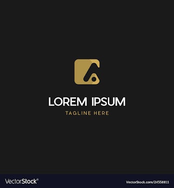 A letter logo design with creative vector image
