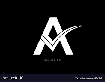 a letter logo growth sing brand