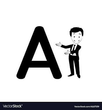 a letter logo template