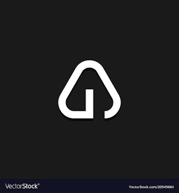 A letter logo vector image