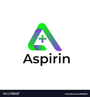 a letter modern medical logo design