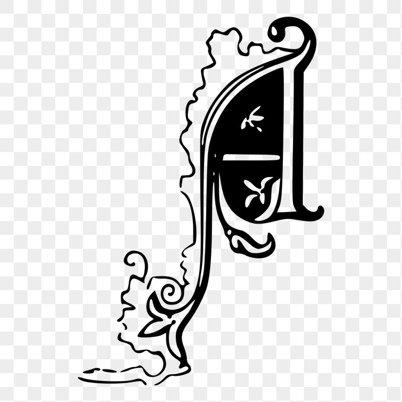 A letter png sticker, vintage | Free PNG - rawpixel