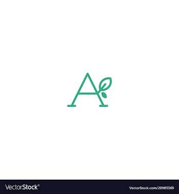 A letter vector image