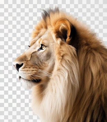 A Lion - PNG transparent background