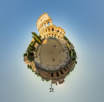 A little planet is a projection method of a 360 photo. Last 7 years I shot several hundreds of these at cities around the world. Mainly to upload to Google Maps to help people prepare their holiday or weekend trip to. My Google Maps collection is one of the most viewed collections in the world and in 2018 I won the official Google Streetview Challenge in Japan for one of my submissions. The way I get the most interesting view of a location is from a 6 meter high monopod. The elevation of the camera gives a way better overview  360 photo’s won’t work here but tiny planet’s do