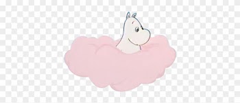 “ A Little Transparent Cloud Moomin To Make Your Day/blog/life - Moomin On A Cloud