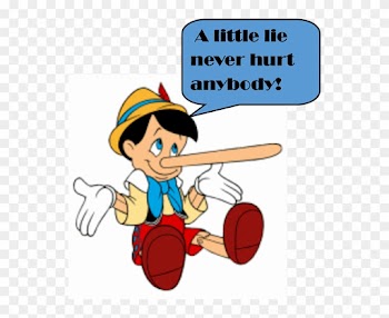 A Little White Lie, Does Hurt People Not Quite Ruth - Pinocchio