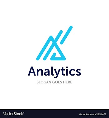 A logo initial a modern design for business vector image