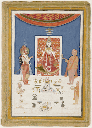 A Maharana of Mewar Worshipping | Free Photo - rawpixel