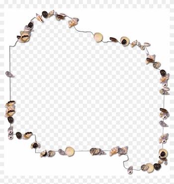 A Map Of Alachua With A Thin Black Outline, Inner Drop - Nature Transparent Frames