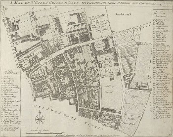 A Map of St. Giles, | Free Photo - rawpixel