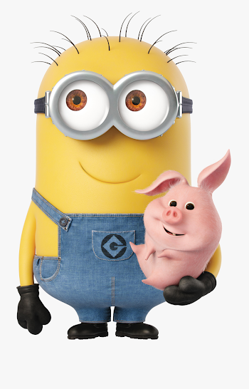 A Minion Holding A Little Piggy - Despicable Me Minions ...