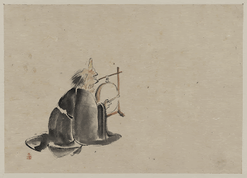 [A monk wearing a mask(?) | Free Photo - rawpixel