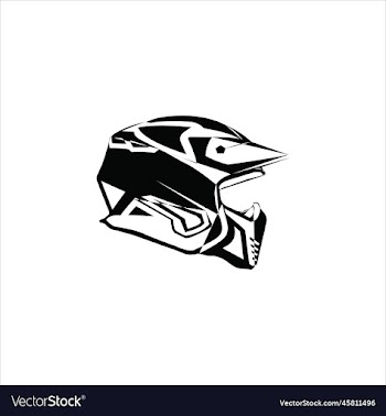 a motocross helmet