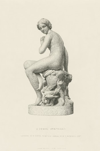 A nymph surprised (1886) by Edgar | Free Photo Illustration - rawpixel