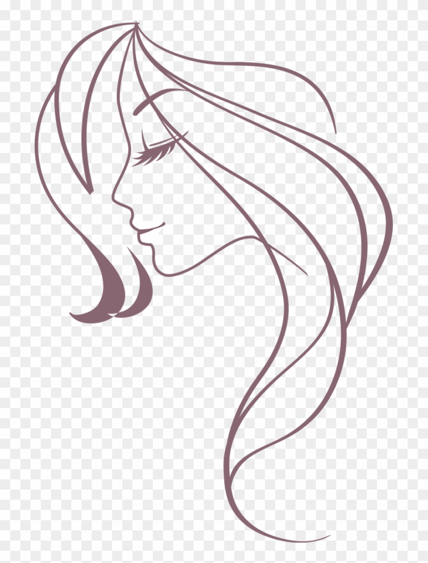 A Orig Png - Rostro Silueta De Mujer