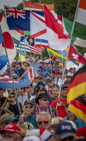 A parade of international participants | Free Photo - rawpixel