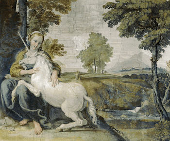 A pastoral landscape with a woman | Free Photo - rawpixel