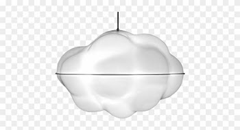 A Pendant Lamp In The Shape Of A Sensuous Cloud - Wb Form Lampe