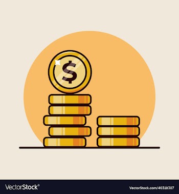 a pile of coins