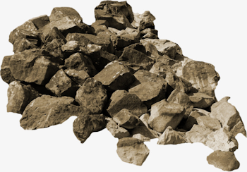 A Pile Of Rubble Head, Head Clipart, Gravel Head, Stone PNG ...