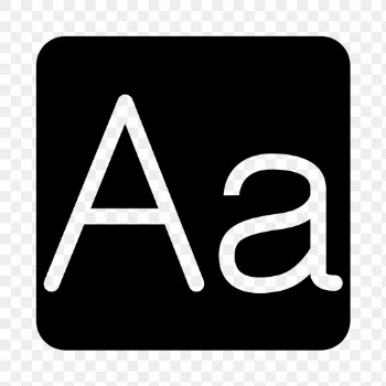 A png alphabet text icon in solid style | Free stock illustration | High Resolution graphic