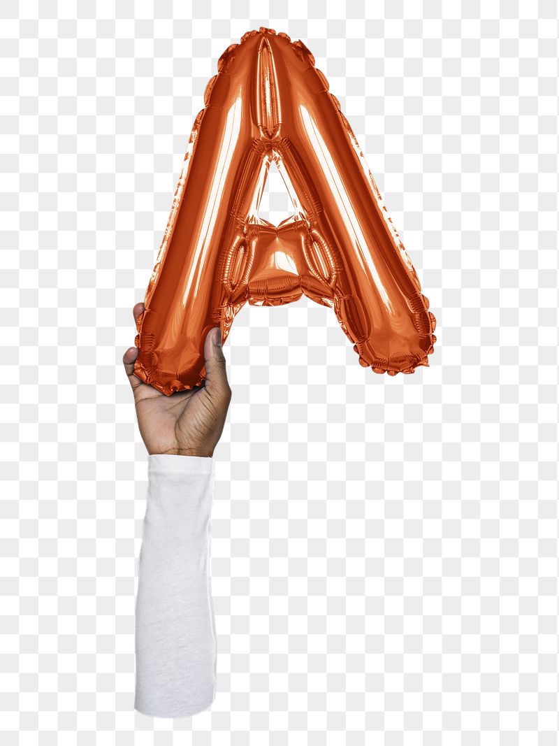 A png English alphabet, balloon | Free PNG - rawpixel