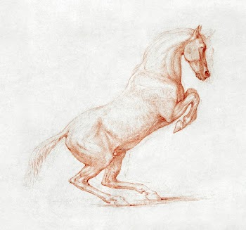 A Prancing Horse, Facing Right (ca. 1790)… | Free public domain illustration
