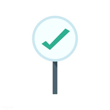 A "tick" symbol on white circle gra.. | Free stock vector - 429397