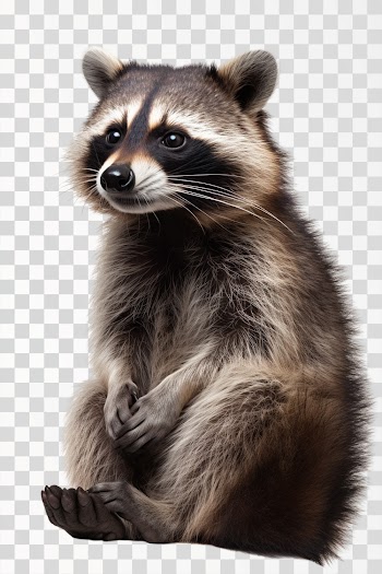 A Raccoon - PNG transparent background