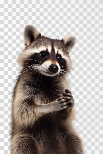 A Raccoon - PNG transparent background