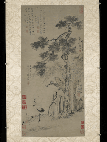 A rare collaborative hanging scroll | Free Photo - rawpixel