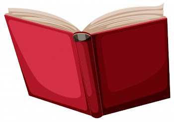 A red book on white background Free Vector