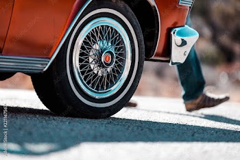 A Road Trip Through The American Southwest In A Classic Convertible Car