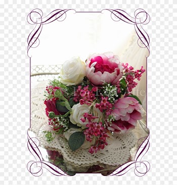 A Romantic Vibrant Magenta Pink And Blush Ivory Bridesmaid - Bouquet